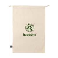 Gift Pouch Naturel GRS Recycled Cotton 150 gm L