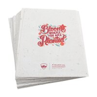 Leaflet A6 Flower Seed Paper 200 gr
