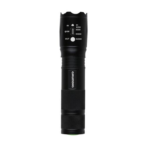 Grundig 1W LED-Torch Zoom Taschenlampe