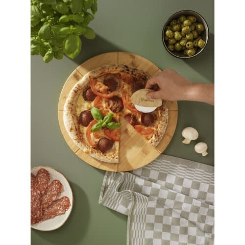Cortello Bamboo Pizza Cutter Pizzamesser