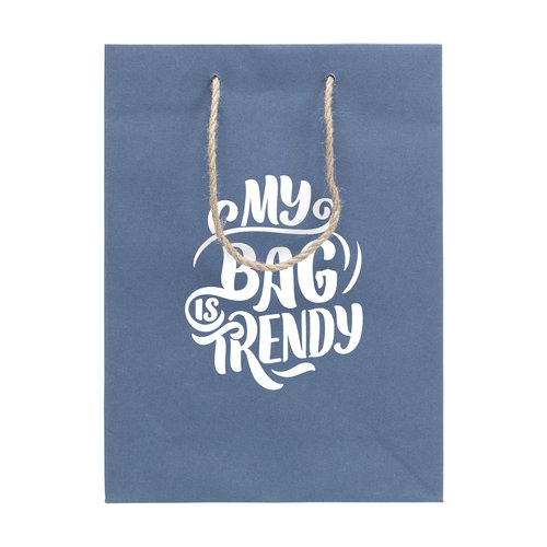 Leaf It Bag recycelt mit Jeansfasern (180 g/m²) M