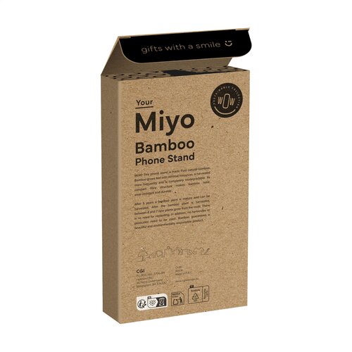 Miyo Bamboo Phone Stand Handyhalterung