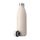 Topflask Premium RCS Recycled Steel 500 ml Trinkflasche in beige