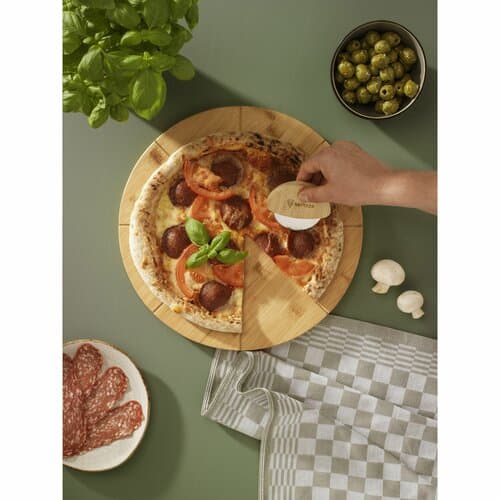 Cortello Bamboo Pizza Cutter Pizzamesser