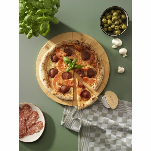 Cortello Bamboo Pizza Cutter Pizzamesser