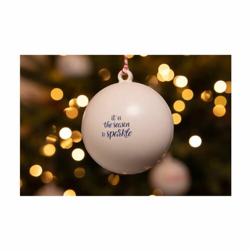 Weihnachtskugel Ø7cm Recycled PP Box - Made in Europe