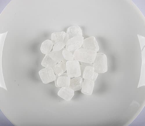 Korkengläser mit Kandis