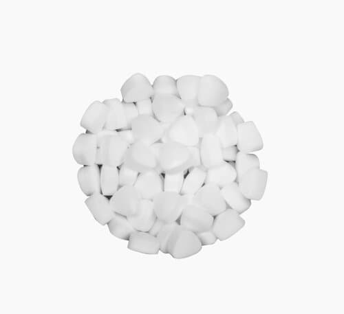 Mint-Pastillen zuckerfrei im Reagenzglas - Tampondruck