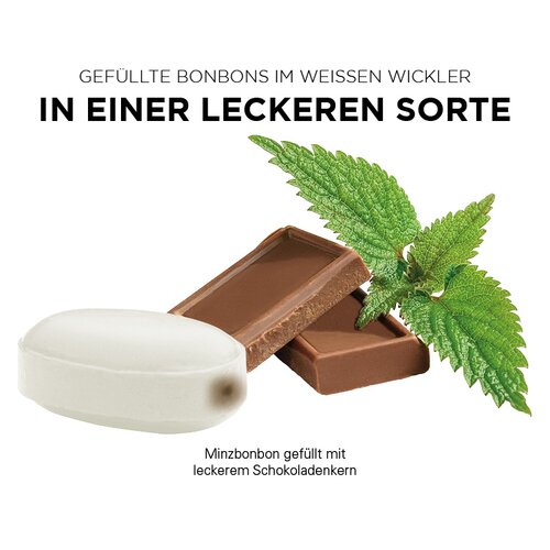 Schoko-Minz Bonbon gefüllt