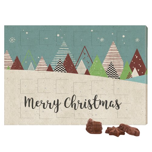 Classic Wand Adventskalender Graspapier