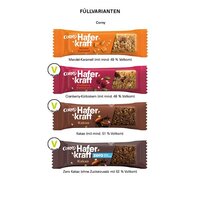 Werbeschuber mit Corny Haferkraft Riegel
