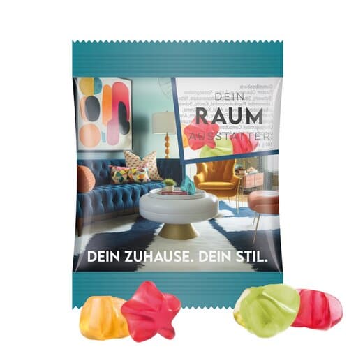 Minitüte 10 g Trolli Fruchtgummi Standardformen