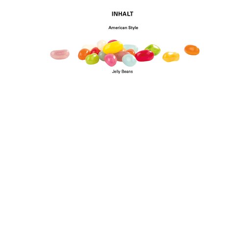 Minitüte 10g, American Style Jelly Beans