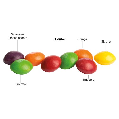 Minitüte 10 g Skittles Kaubonbons