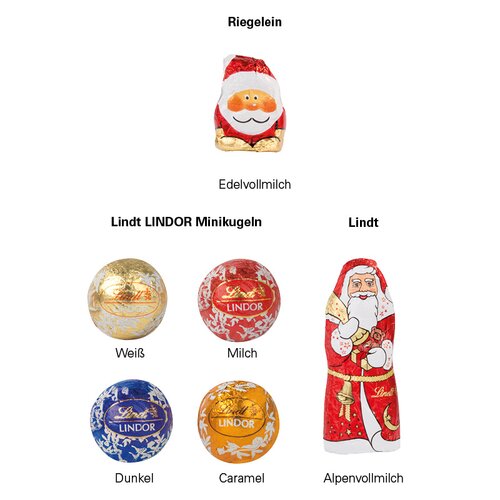 Standbodenbox Weihnachten Lindt