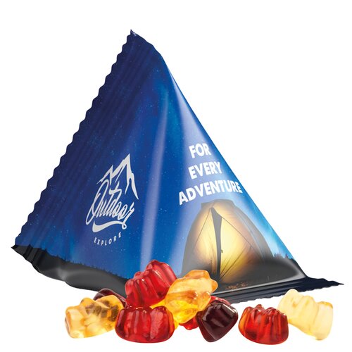 Tetraeder 15 g Trolli 30% Fruchtsaft Bärchen