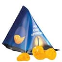 Tetraeder 15 g Trolli Vitamin-Fruchtgummi in transparent