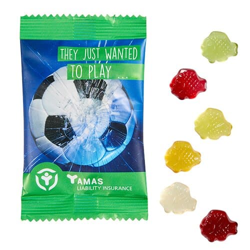 Fruchtgummi STANDARD-Formen 15 g im konventionellen Tütchen