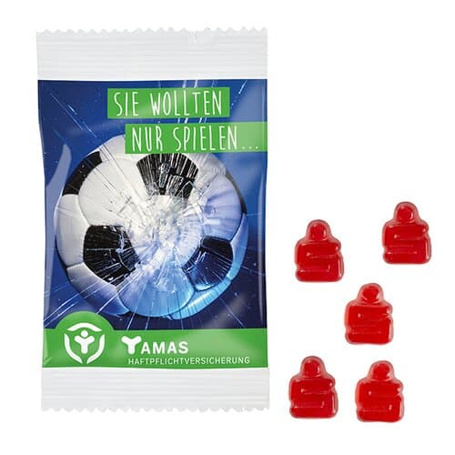 Fruchtgummi STANDARD-Formen 15 g im kompostierbaren Tütchen