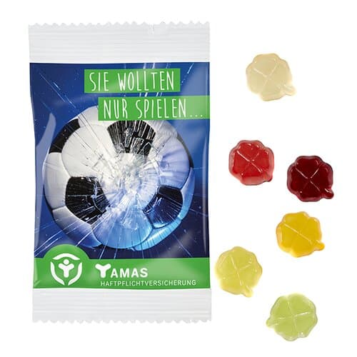 Fruchtgummi STANDARD-Formen 15 g im kompostierbaren Tütchen