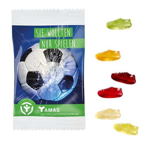 Fruchtgummi STANDARD-Formen 15 g im kompostierbaren Tütchen