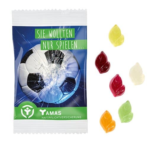 Fruchtgummi STANDARD-Formen 15 g im kompostierbaren Tütchen
