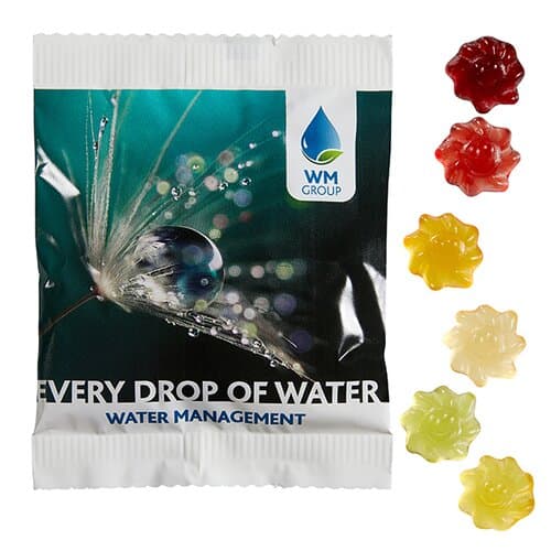 Fruchtgummi STANDARD-Formen 20 g im kompostierbaren Tütchen