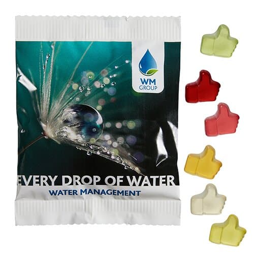Fruchtgummi STANDARD-Formen 20 g im kompostierbaren Tütchen