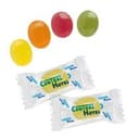 Mini-Bonbons im Flowpack in glänzend transparent