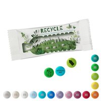 Personalisierte MMS Schokolinsen im Papiertütchen 15 g