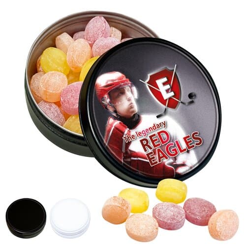 Black or White Dose mit XS-Kalfany-Fruchtbonbons