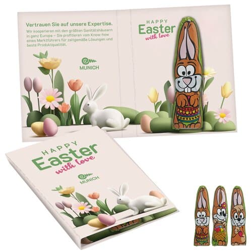 Süßes Briefchen mit MINI-Schoki-Osterhäschen „Standard“