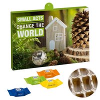 Premium PräsentAdventskalender Eco mit Ritter Sport Schokowürfeln