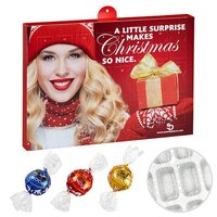Premium PräsentAdventskalender mit Lindt Lindor Kugel Mix