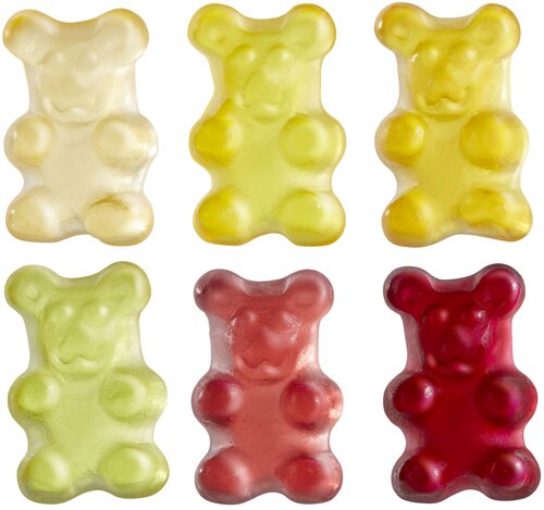 Fruchtgummi STANDARD 20 g, VEGAN im konventionellen Tütchen