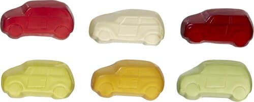 Fruchtgummi STANDARD 15 g, VEGAN im kompostierbaren Tütchen