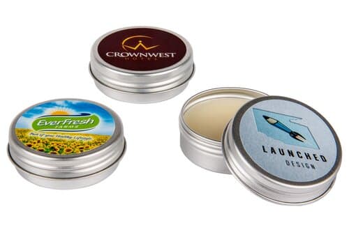 Lippenpflege im Aluminium-Döschen "LipJar Alu Label"