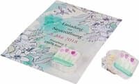 Lippenpflege im transparenten Kubus mit Karte Lipcare Cube Card