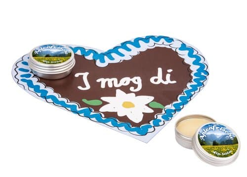 Lippenpflege im Alu-Döschen mit Herzkarte "LipJar Heart Card"