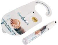 pumpaufsatz weiß poliert /  phiole transparent