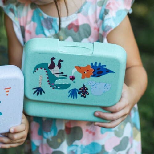 KOZIOL CANDY L REX Lunchbox mit Trennschale - MADE IN GERMANY