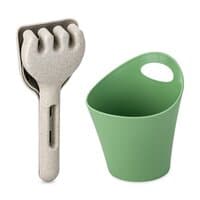 nature desert sand / nature leaf green