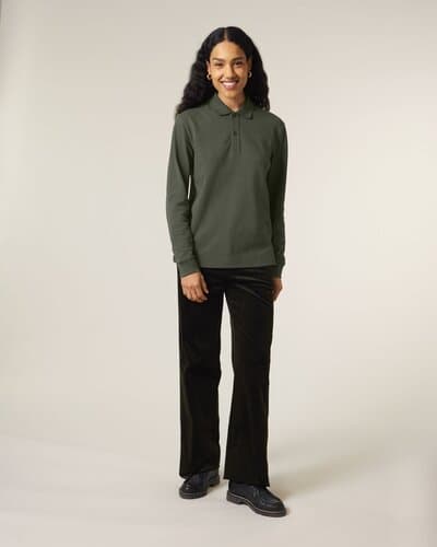 Stanley Stella Unisex Poloshirt Prepster 2.0 Long Sleeve