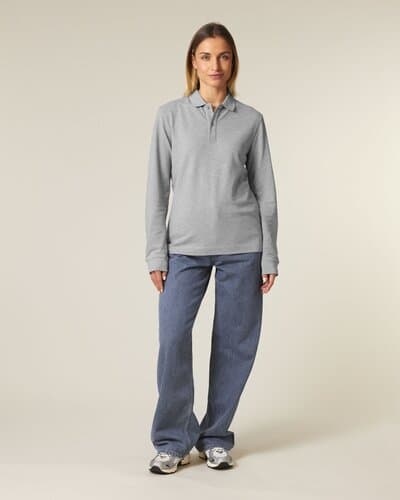 Stanley Stella Unisex Poloshirt Prepster 2.0 Long Sleeve
