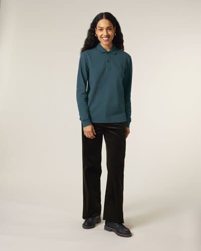Stanley Stella Unisex Poloshirt Prepster 2.0 Long Sleeve