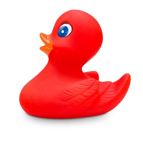 Werbeente Ruby, ca. 8 cm