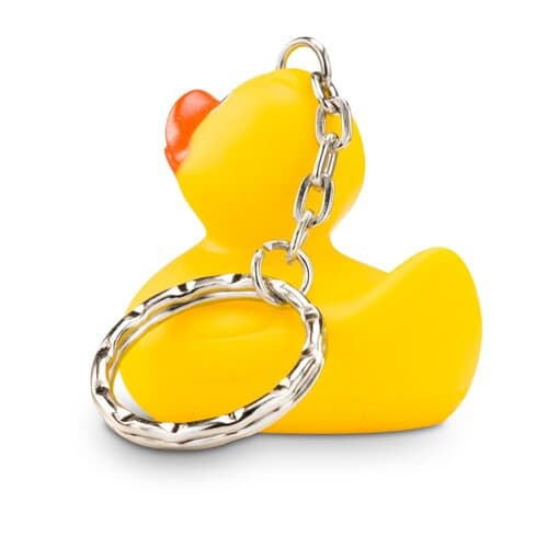 Werbeente Emma XS mit Schlüsselanhänger, ca. 5 cm