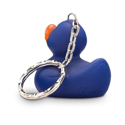 Werbeente Boris XS mit Schlüsselanhänger, ca. 5 cm