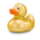 Werbeente Goldmarie, ca. 8 cm