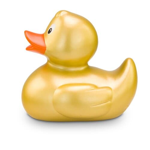 Werbeente Goldmarie, ca. 8 cm